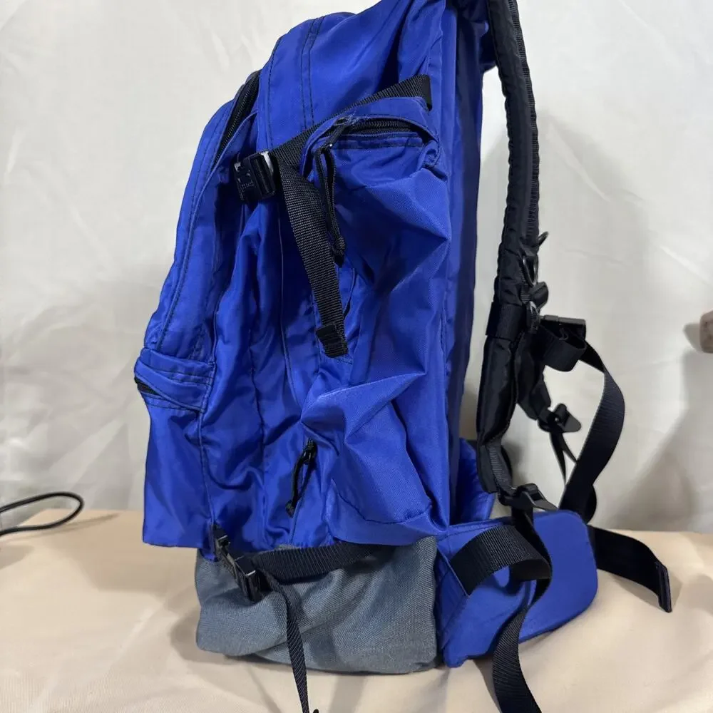 Vintage L.L.Bean Mountain Katahdin Backpack M847 Blue Hiking Gorpcore Hiking